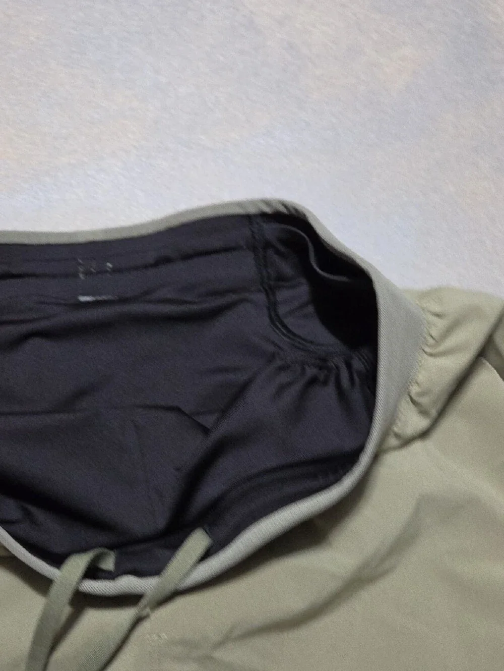 lululemon athletica Olive Performance Running Shorts